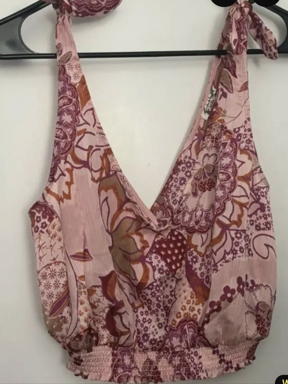 NWT Free People Blush Combo Cropped Top
